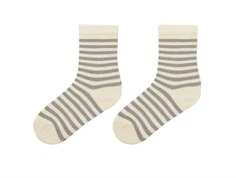 To par råhvid og blågrå stribede strømper fra Lil Atelier turtledove mourning dove 13241168 